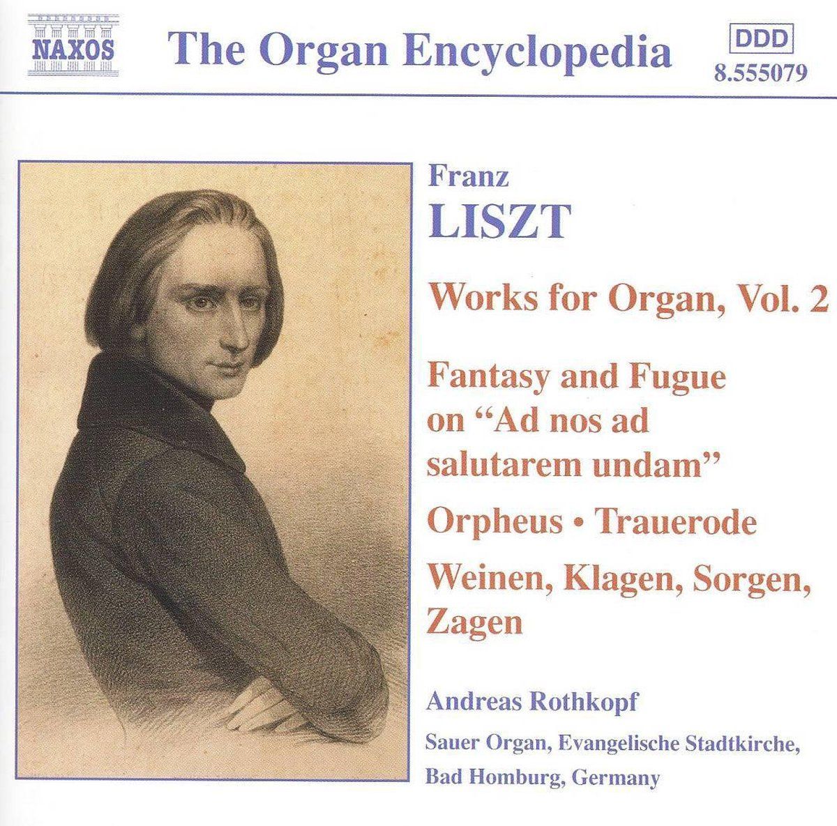 OUTHERE Liszt: Organ Works Vol.2