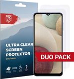 Rosso Protection d'écran Ultra Clear Duo Pack Convient aux peaux sensibles pour Samsung Galaxy A12