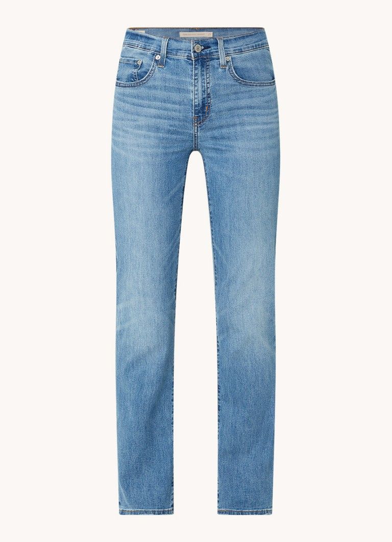 Levi's 724 High Waist Slim Fit Jeans - Medium Wash