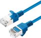Microconnect V-FTP6A005B-SLIM netwerkkabel Blauw 0,5 m Cat6a U/FTP (STP)