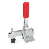 Volledige Panda Volledige normelementen GN 810-75-C 810-75-C verticale spanner met horizontale voet, verzinkt, blauw gepassiveerd, houdkracht F: 750 N Größe : 330 Verzinkt, blauw gepassiveerd.