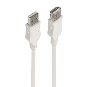 Accsup USB-A Extension Cable 3m - White