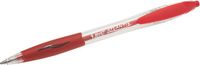 BIC Atlantis Classic Grip Clic Medium Red Ballpoint Pen
