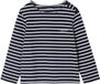 Vertbaudet Gestreept meisjesshirt lange mouwen marineblauw