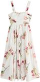 Next - Dames - Zomerse midi-jurk - Wit