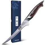 HOSHANHO Professioneel vismes van roestvrij staal, keukenmes, super scherp, fileermes met ergonomische handgreep