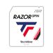 Tecnifibre Razor Spin Reel and string sets monofilament polyester tennis Black