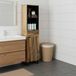 Maison Exclusive - Armoire de salle de bain, naturel, 38 x 33 x 160 cm, panneau de particules