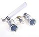 Telescoop 3x25 - Lunettes de théâtre - Jumelles - Kit d'accessoires de main - Argent - Léger 160g