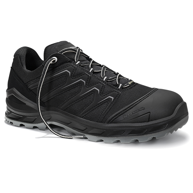 Lowa Werkschoen Larrox Work GTX Laag 5430 S3 | Zwart/Grijs | Maat 39