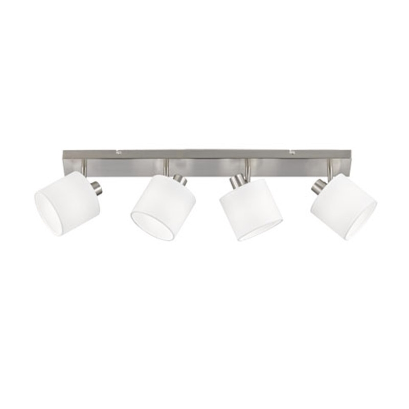 Trio Spotlamp Reality Tommy 4-lichts Nikkel R80334001