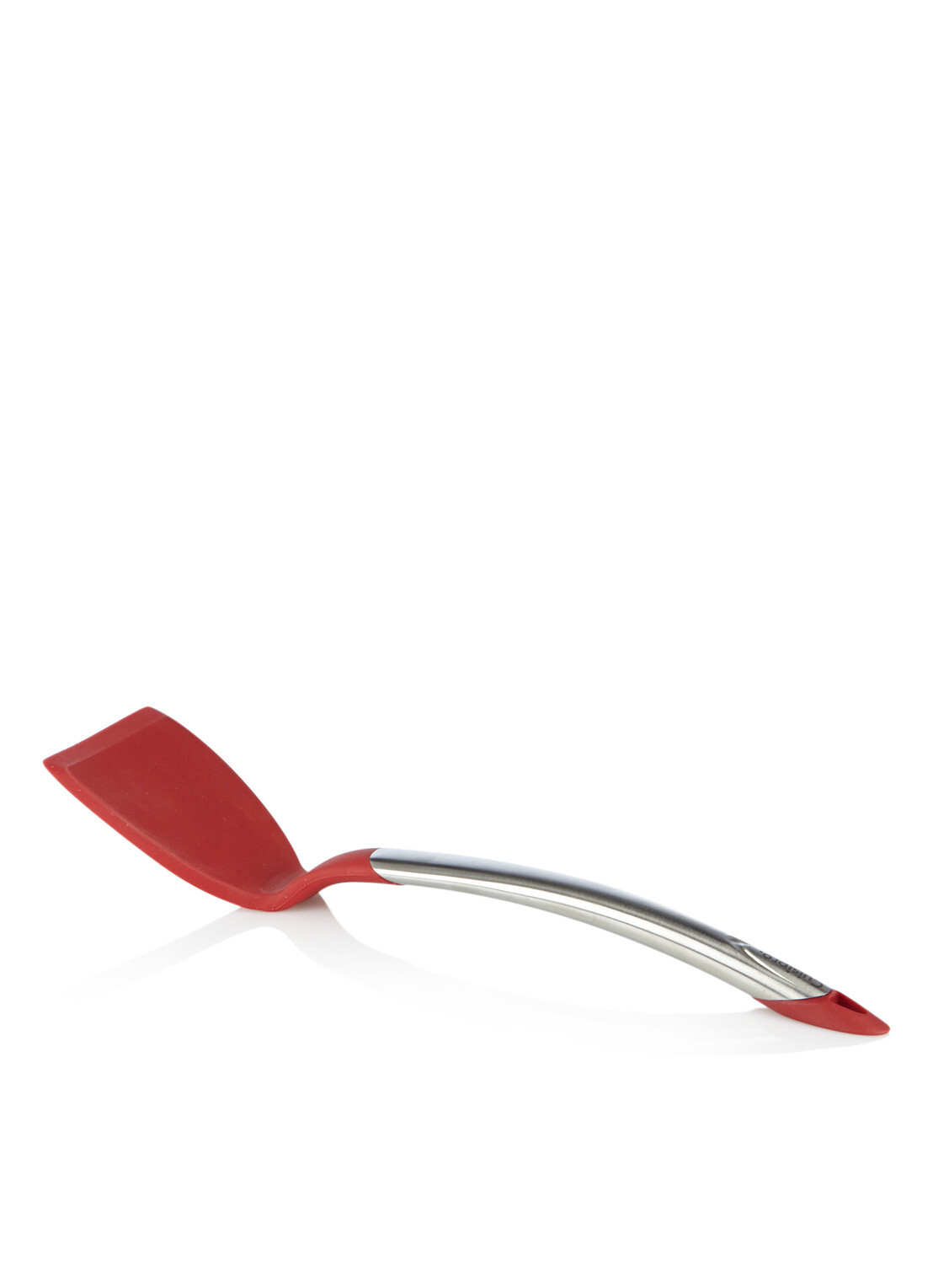 Cuisipro spatel - met silicone - 32 cm - rood