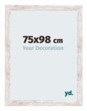 yd. Cadre photo 75x98 cm White Wash MDF Catania