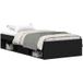 Maison Exclusive - Cadre de lit sans matelas en chêne noir 75x190 cm bois d'ingénierie