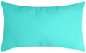 Stof Textile sierkussen Nelson - aqua blauw - 30 x 50 cm