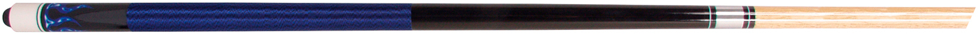 Casino Blue Flames Pool Cue