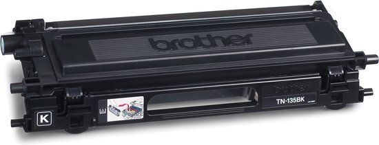 Brother TN-135BK Zwart Tonercartridge - Origineel