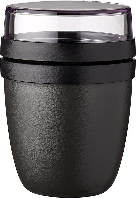Mepal Ellipse Lunchpot Mini - Nordic Black - 300ml + 120ml