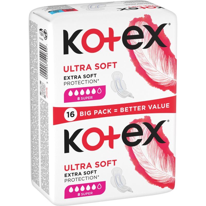 Kotex Ultra Soft Super Absorbent 16 pads