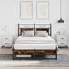 Maison Exclusive - Sommier sans matelas Chêne fumé 120x190 cm Matériau dérivé du bois
