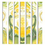 Homemania Quadro Samenvatting 3 voor woonkamer, slaapkamer - meerkleurig, 90 x 4 x 120 cm, 7PART-7054, polyester, MDF