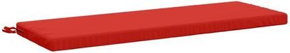 vidaXL Bankkussen SOEST 100% Polyester Rood 100 x 40 x 5 cm