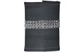 Pour Nath Déco Pour Sasha 272334-14 servetring, kunstleer, PVC/polyester/polyurethaan, 10 x 15 x 10 cm, antraciet