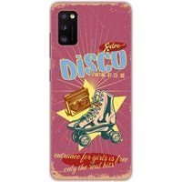Samsung Galaxy A31 Retro disco bedrukt siliconen hoesje