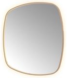 Hotbath &More Mirrors Contour LED Badkamerspiegel - Figuur - 120 x 120 cm - Geborsteld Koper Pvd