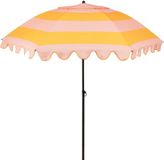 Mica Decorations Parasol à rayures - 238 x Ø195 cm - Jaune