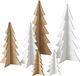 Boltze Home Beeld kerstboom 3D set a 3 MDF