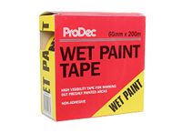 ProDec 60mm x 200m Wet Paint Warning Barrier Tape