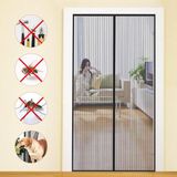 Moustiquaire magnétique : 110x220 cm. Anti-insect pour porte-fenêtre