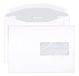 Clairefontaine 10982C - Doos met 500 witte enveloppen C5-162x229mm -Mechanisch gegomde sluiting -80g/m² - kristalhelder Venster papier 45x100 (position 62/20) -voor automatische vouw en insteekmachine