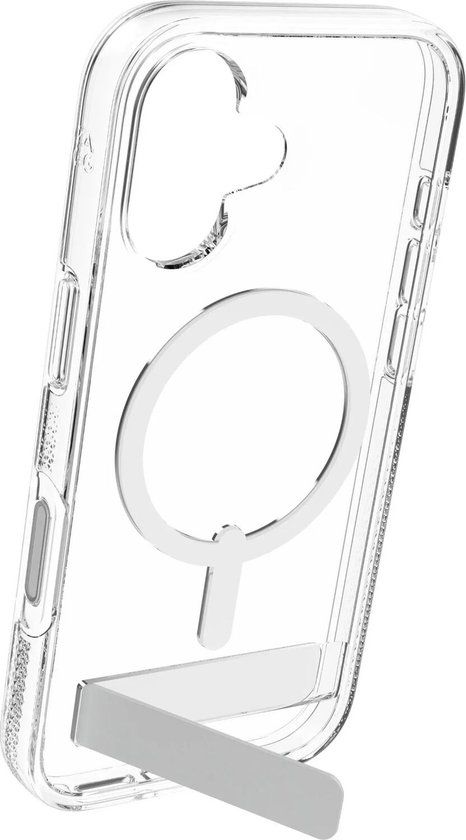 ZAGG Crystal Palace Snap Kickstand - Hoesje Geschikt voor Apple iPhone 17 - Transparant