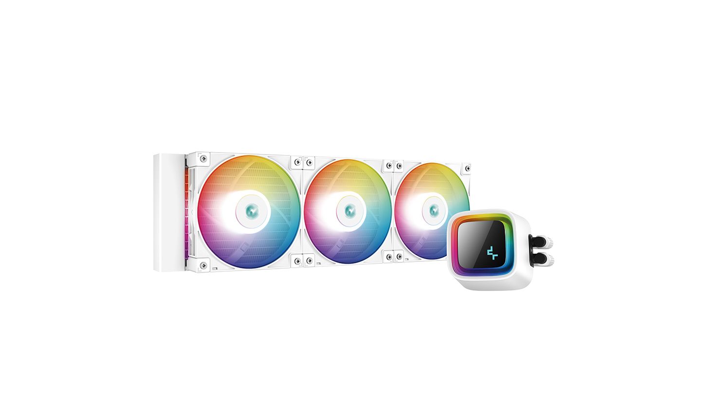 DeepCool LS720 WH Processor Alles-in-één vloeistofkoeler 12 cm Wit