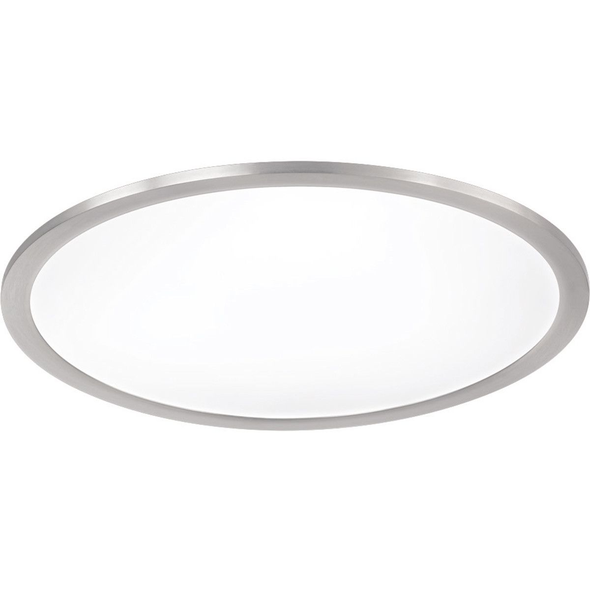 BES LED Trion Povino Plafondlamp - 26W - Warm Wit 3000K - Dimbaar - Rond - Mat Nikkel - Aluminium