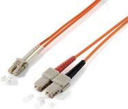 Equip LC/SC 62.5/125μm 1.0m Glasvezel kabel