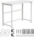 Maclean - Inklapbaar bureau - verrijdbaar, blad 100x50cm, max. 50kg, MC-1250 W - wit