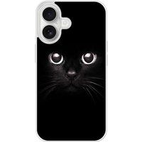 Apple iPhone 16 Yeux de chat Verstevigd hoesje met sublimatie bedrukking