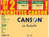 CANSON Graan C – 2 hoezen 12 vellen wit tekenpapier, 24 x 32 cm, 224 g/m²