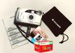 AgfaPhoto analoge 35mm fotocamera met motor flitser in set (kleur foto's film + batterij)