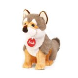 Trudi Wolf Wolf Game Pluche Park Collection. Pluche Kerstcadeau Bosdieren | 21x22,5x9 cm Maat S | Collectie Stilfserfser Park | Model 24046