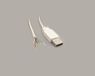 BKL Electronic 10080110 Câble USB USB 2.0 1,8 m USB A Blanc