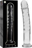 Nebula by Ibiza IBIZA NEBULA SERIES - MODEL 16 DILDO BOROSILICATE GLASS 18.5 X 3 CM CLEAR