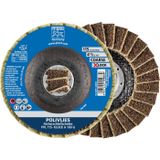 PFERD Polivlies-waaierschijf, 5 stuks, 115 mm, A100, grof, X-Lock (22,23 mm), 44694201