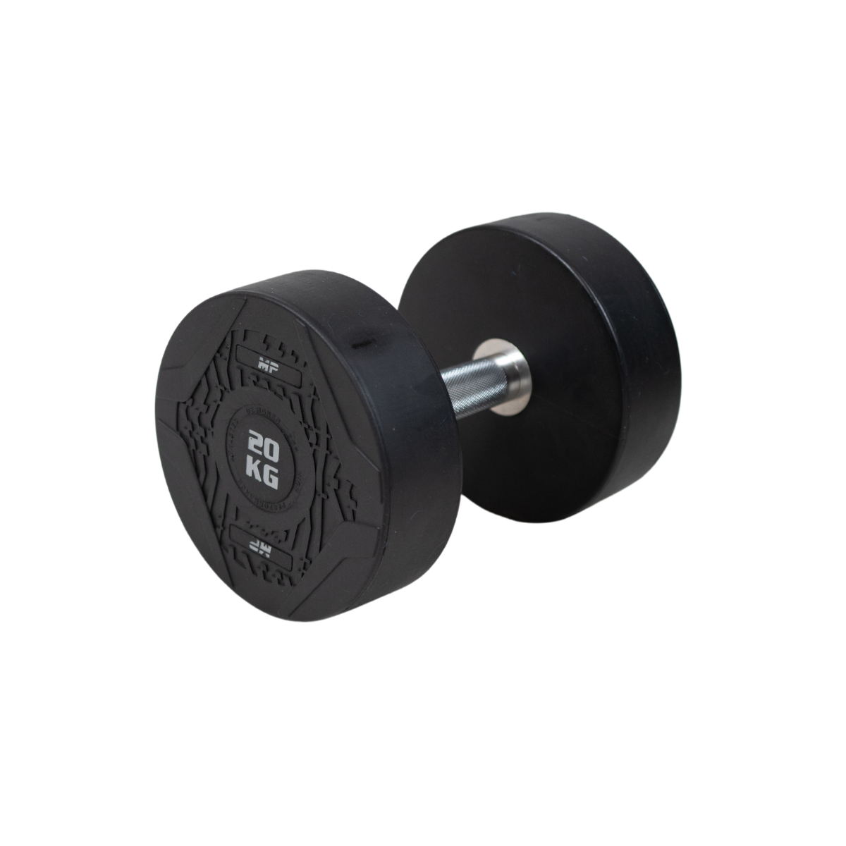 Muscle Power Ronde Dumbbell - Rubber - 20 kg