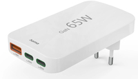 Hama Snellader - 65W - 2x USB-C, 1x USB-A - Wit