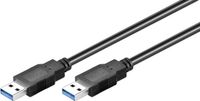 Alcasa USB-kabel USB 3.2 Gen 1 (3.1 Gen 1) 0,5 m USB A Zwart