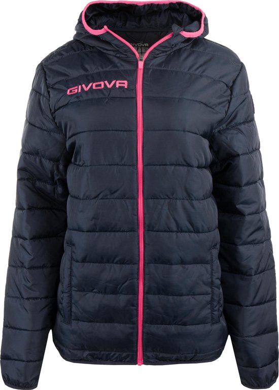 Givova Olanda Jas Paars L Man - Zwart/Fuxia - Heren - Maat L
